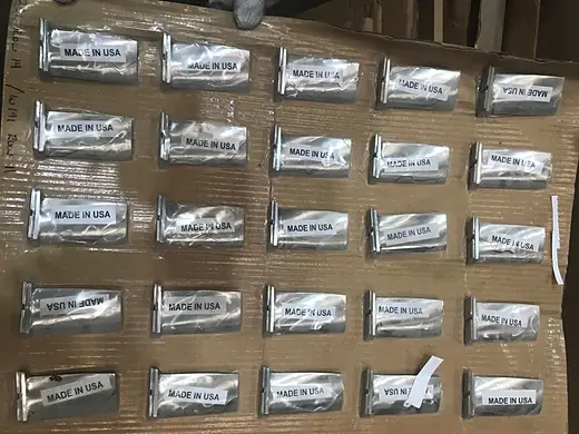 W251B8 compressor blades, view 3