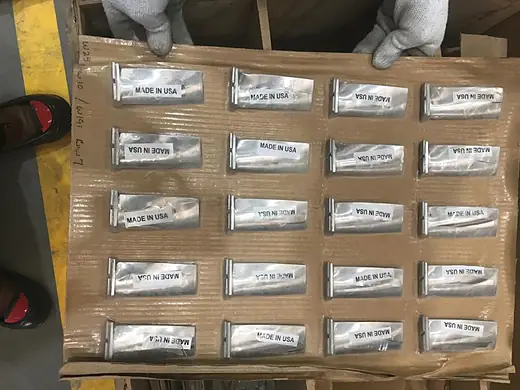 W251B8 compressor blades, view 4
