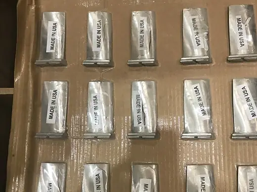 W251B8 compressor blades, view 5